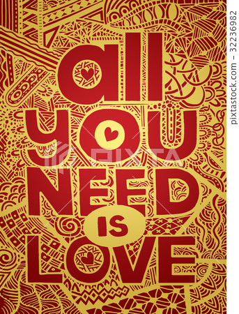 Inspirational quote. Hand drawn,Vector 32236982