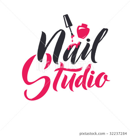 Manicure Studio. Nail Master Logo Beauty Vector Manicure Studio. Nail Master Logo Beauty Vector 32237284