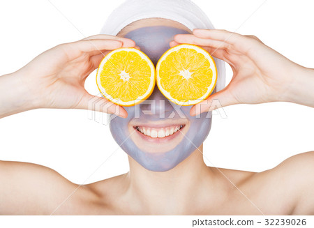 Mud face mask 32239026