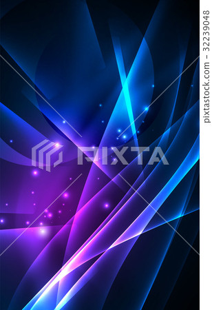 Vector polar lights concept background Vector polar lights concept background 32239048