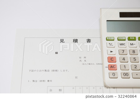 報價和計算器 估價圖片 32240864