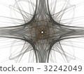 3D rendering with grey fractal 32242049