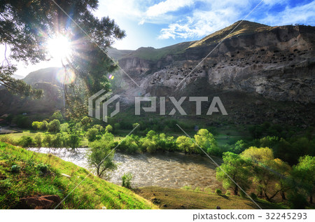 Vardzia cave monastery and ancient city in 32245293