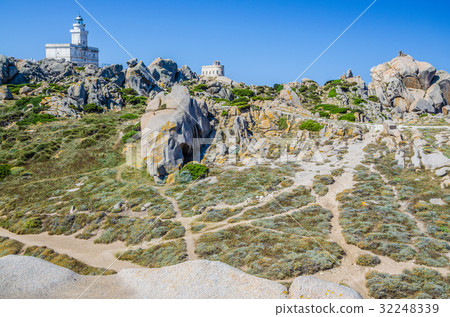 Lighthouse on Top of Capo Testa. North of Sardinia 32248339