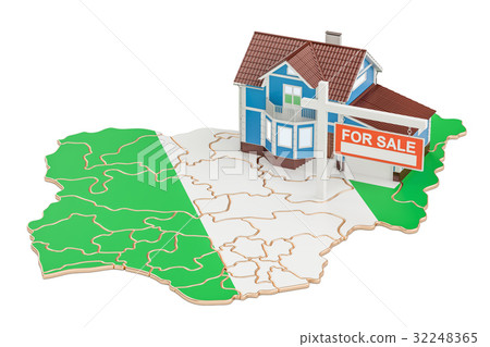 Property for sale and rent in Nigeria concept 32248365