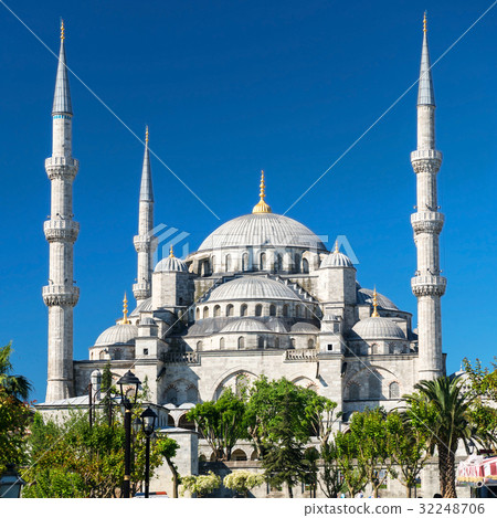 View of the Blue Mosque in Istanbul 32248706