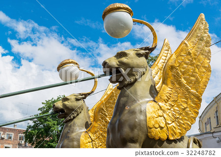 Winged lions in Saint Petersburg 32248782