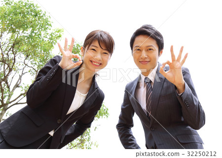 商務男人和女人的肖像 32250212