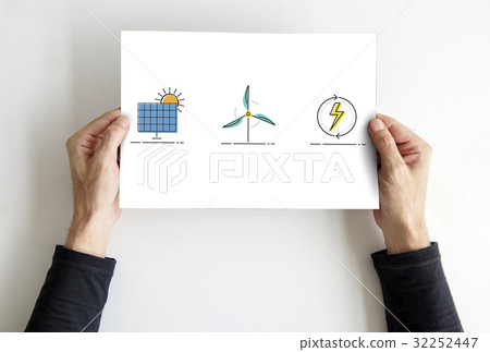 Energy Preservation Eco Friendly Concept Energy Preservation Eco Friendly Concept 32252447