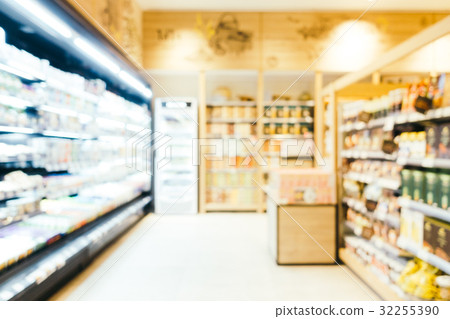Abstract blur and defocused supermarket 32255390
