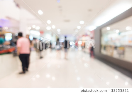 Abstract blur shopping mall 32255821