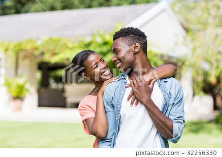 Happy couple posing together 32256330