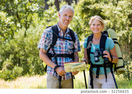 Senior couple standing Senior couple standing 32256835