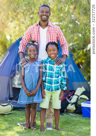 Happy family posing together 32257726