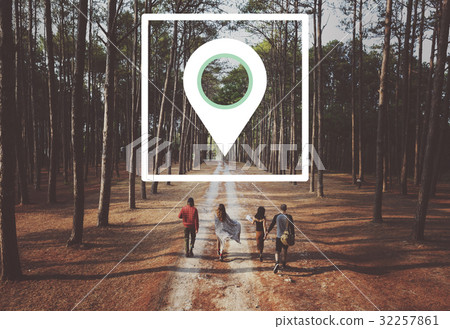 Map Pin Location Direction Position Graphic 32257861