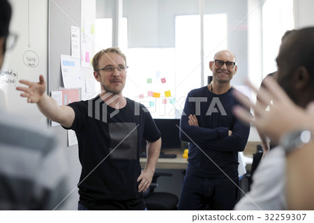 Startup Business Team Brainstorming on Meeting Workshop 32259307