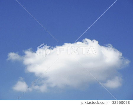 White clouds and blue sky 32260058