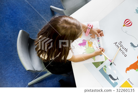 Kids Learning World Map with Continents Countries Ocean Geography Kids Learning World Map with Continents Countries Ocean Geography 32260135