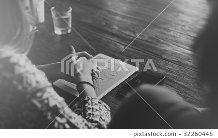 Meeting Table Networking Sharing Concept 32260448