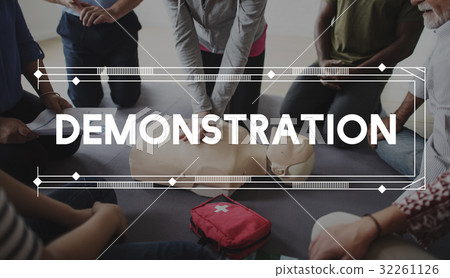 CPR Training Demonstration Class Emergency Life Rescue CPR Training Demonstration Class Emergency Life Rescue 32261126