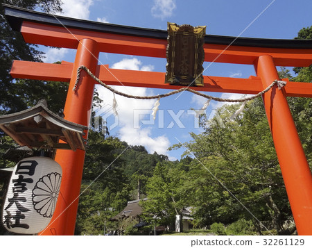 Torii of Shiga prefecture Hiyoshi shrine Torii of Shiga prefecture Hiyoshi shrine 32261129