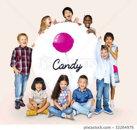 Illustration of sweet dessert lollipop candy Illustration of sweet dessert lollipop candy 32264976