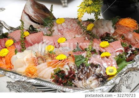 Catering food Assortment of sashimi Catering food Assortment of sashimi 32270723