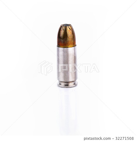 Bullet,bullet casings isolated on white background 32271508