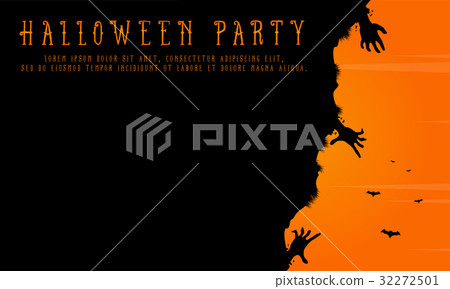 Halloween party background greeting card Halloween party background greeting card 32272501