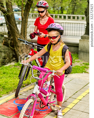 family bike ride