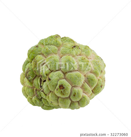 custard apple isolated on white background. custard apple isolated on white background. 32273060