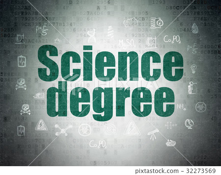 Science concept: Science Degree on Digital Data Science concept: Science Degree on Digital Data 32273569