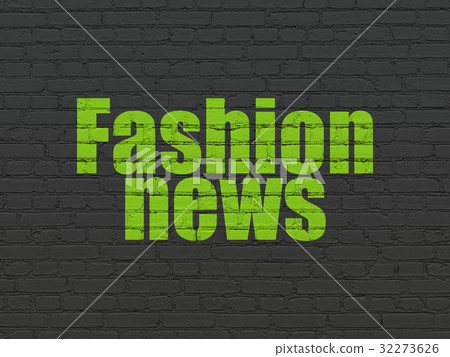 News concept: Fashion News on wall background News concept: Fashion News on wall background 32273626