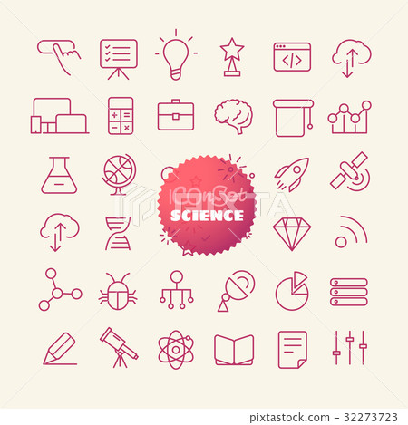Outline icon set. Web and mobile app icons Outline icon set. Web and mobile app icons 32273723
