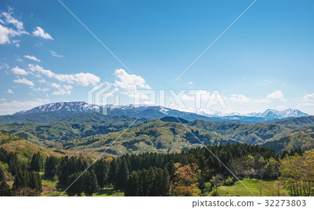 從春日山城遺址本丸Tensori站標記想要的風景 32273803