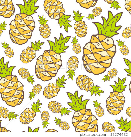 Vector seamless summer pattern with color Vector seamless summer pattern with color 32274482