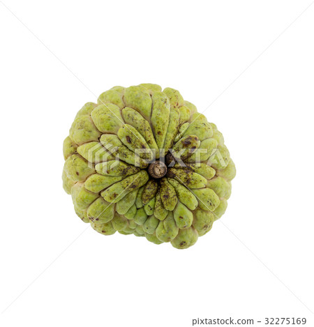 custard apple isolated on white background. custard apple isolated on white background. 32275169