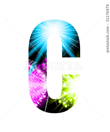 Sparkler firework letter isolated on white Sparkler firework letter isolated on white 32276979