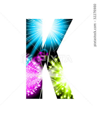 Sparkler firework letter isolated on white Sparkler firework letter isolated on white 32276980