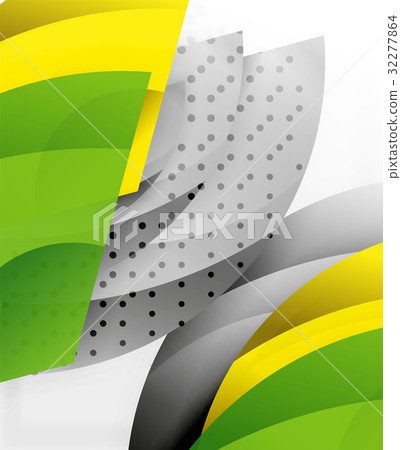 Swirl and wave 3d effect objects, abstract Swirl and wave 3d effect objects, abstract 32277864