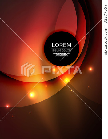 Overlapping circles on glowing abstract background Overlapping circles on glowing abstract background 32277955