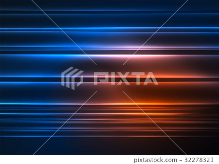 Glowing futuristic lines Glowing futuristic lines 32278321