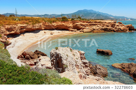 cliffy cave in Vinaros, Spain 32278603