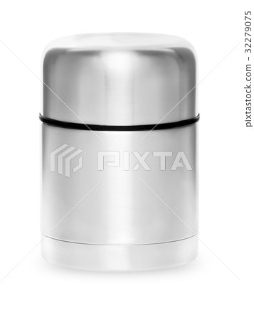 Metal thermos collection isolated on white Metal thermos collection isolated on white 32279075