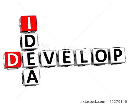 3D Develop Idea Crossword cube words 3D Develop Idea Crossword cube words 32279146