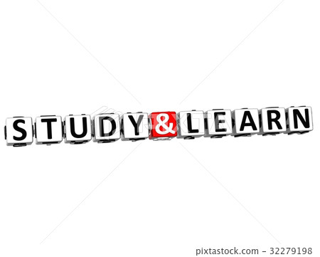 3D Study And Learn Button Click Here Block Text 3D Study And Learn Button Click Here Block Text 32279198