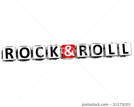 3D Rock And Roll Button Click Here Block Text 3D Rock And Roll Button Click Here Block Text 32279201