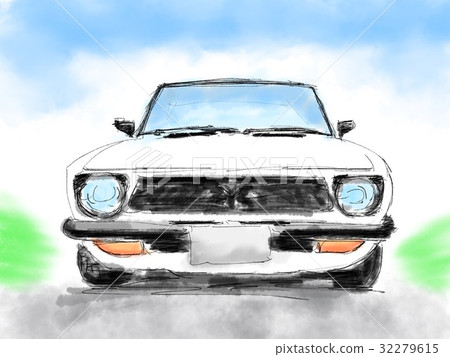 Classic car illustration Classic car illustration 32279615