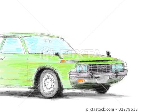 Classic car illustration Classic car illustration 32279618