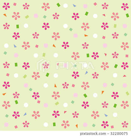 Flower triangle square 32280075